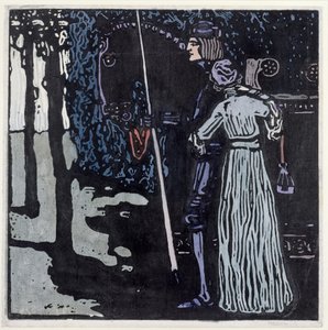 Búcsú - nagy változat alkotó: Wassily Kandinsky
