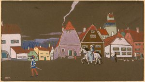 Régi kisváros alkotó: Wassily Kandinsky