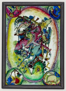 Apokalyptische Reiter II alkotó: Wassily Kandinsky
