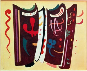 Barna, kiegészítéssel alkotó: Wassily Kandinsky