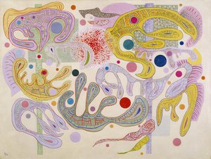 Szeszélyes formák Formes capricieuses, 1937 alkotó: Wassily Kandinsky