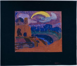 Az üstökös (éjszakai lovas?) alkotó: Wassily Kandinsky