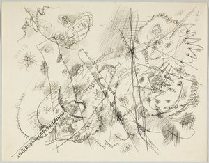 Vázlat egy rézkarchoz alkotó: Wassily Kandinsky