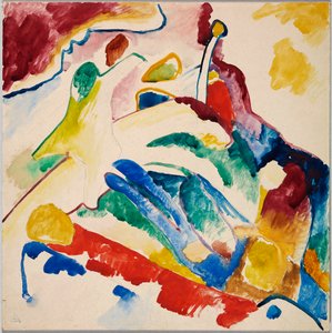 Tanulmány a „Kompozíció II”-höz alkotó: Wassily Kandinsky