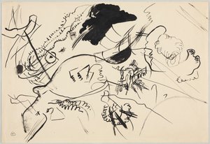 Tervezet a „VII. összetételhez” alkotó: Wassily Kandinsky