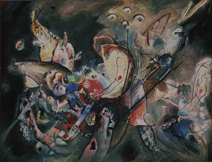 Komor. Összetétel Nr. 221, 1917 alkotó: Wassily Kandinsky