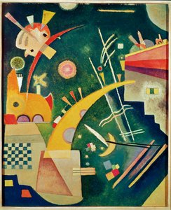 Hornform, Berlin (olaj, karton) alkotó: Wassily Kandinsky