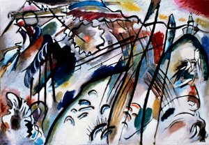 Improvizáció 28 (második verzió) alkotó: Wassily Kandinsky