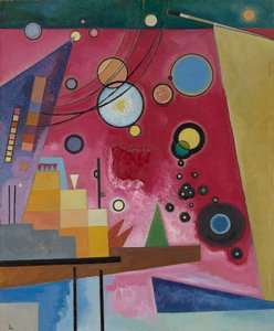 Kandinszkij - Nehéz vörös, 1924 (július) alkotó: Wassily Kandinsky