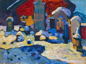 Kochel - Temető alkotó: Wassily Kandinsky