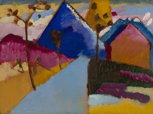 Kochel - Egyenes utca alkotó: Wassily Kandinsky