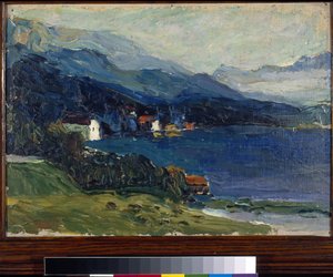 "" Lac Coachella "" Vaszilij Kandinszkij festő napja alkotó: Wassily Kandinsky