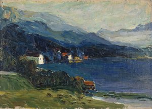Kochel-tó, kb. 1902 alkotó: Wassily Kandinsky