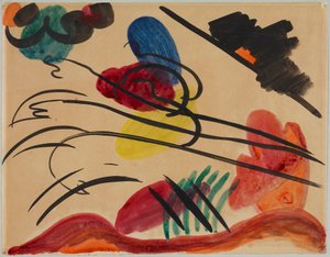Három lovassal alkotó: Wassily Kandinsky