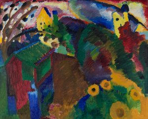 Murnau - Kert alkotó: Wassily Kandinsky