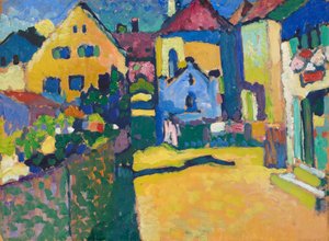 Murnau – Grüngasse alkotó: Wassily Kandinsky