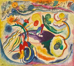 Az utolsó ítélet témájában, 1913. alkotó: Wassily Kandinsky