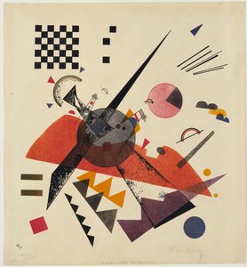 "" Narancs "" Litográfia napja Vaszilij Kandinszkij (O Vaszilij Kandinszkij alkotó: Wassily Kandinsky