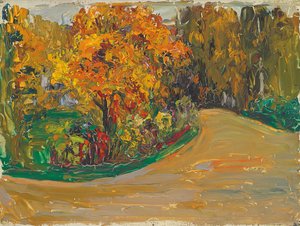 Park ősszel alkotó: Wassily Kandinsky
