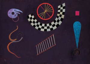 Szalag négyzetekkel, Wassily Kandinsky (1866-1944) alkotó: Wassily Kandinsky
