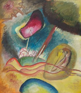 Vörös folt (éjszakai) alkotó: Wassily Kandinsky