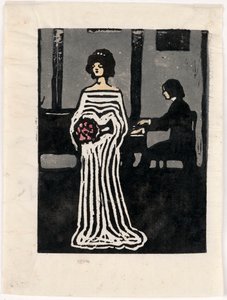 Énekesnő (második állapot) alkotó: Wassily Kandinsky