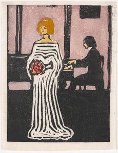 Énekesnő (Második állapot) alkotó: Wassily Kandinsky