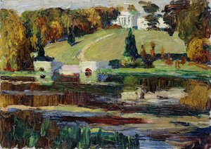 Vázlat az Ohtirka - Ősz című műhöz alkotó: Wassily Kandinsky