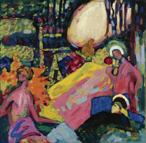 "" Sun Blanc "" Vaszilij Kandinszkij festő napja (más néven Wassily Kandinsky alkotó: Wassily Kandinsky