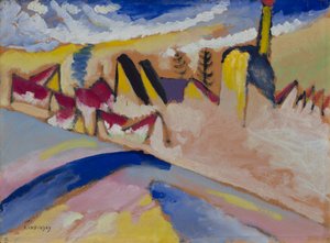 „Winter II” című mű vázlata alkotó: Wassily Kandinsky