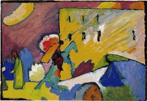 Tanulmány az improvizációhoz 3, 1909 alkotó: Wassily Kandinsky