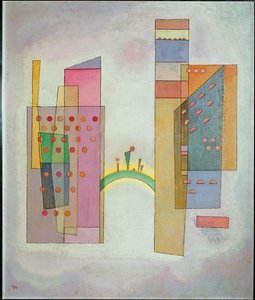 A híd (olaj, karton) alkotó: Wassily Kandinsky