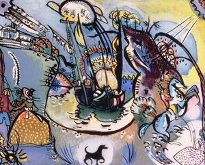 A kikötő, 1916 alkotó: Wassily Kandinsky