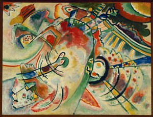 A naiv (olaj, vászon) alkotó: Wassily Kandinsky