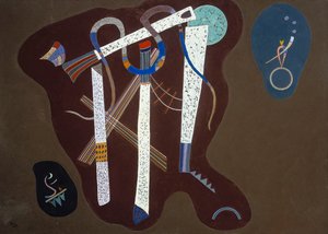 Három pillér; Drei Saulen alkotó: Wassily Kandinsky