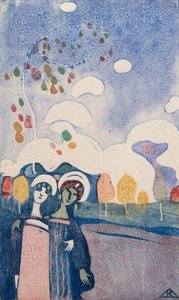 Két lány alkotó: Wassily Kandinsky