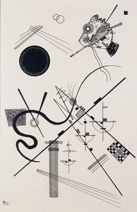 Cím nélkül (4. rajz); Untitled (Dessin 4) alkotó: Wassily Kandinsky