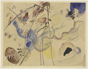 Cím nélkül (Improvizáció) alkotó: Wassily Kandinsky