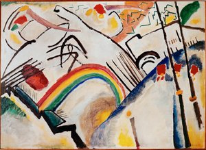 Cím nélkül (olaj, vászon) alkotó: Wassily Kandinsky