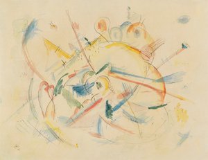 Név nélkül, 1915. alkotó: Wassily Kandinsky