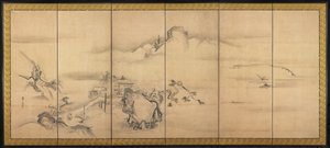 Nyolc kilátás a Xiao és Xiang folyóra, 1700-as évek.