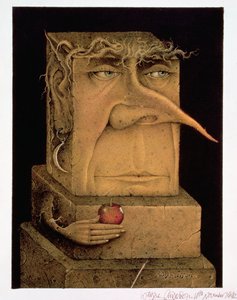 Adam (ceruza és színes zsírkréta papírra) (155035 pár) alkotó: Wayne Anderson