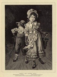 Kenyér- és vajnapok (metszet) alkotó: Weedon Grossmith
