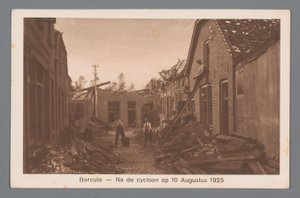 Borculo -- A ciklon után 1925. augusztus 10-én