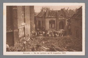 Borculo -- A ciklon után 1925. augusztus 10-én