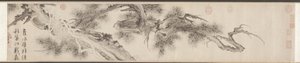 Öreg fenyőfa, 1530-as évek vége. alkotó: Wen Zhengming