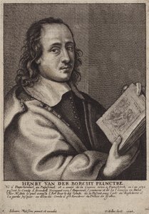 Hendrik van der Borcht II, német festő (metszet)