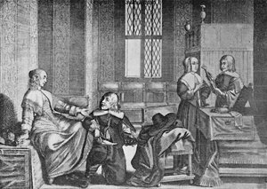 Egy hölgy cipőt vásárol, c1650, 1903 alkotó: Wenceslaus Hollar