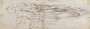 Kilátás a tangeri Peterborough-toronyból alkotó: Wenceslaus Hollar