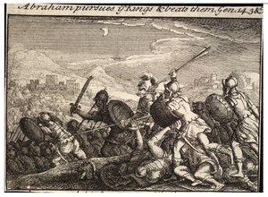 Ábrahám harcol a királyokkal. 2. állapot alkotó: Wenceslaus Hollar